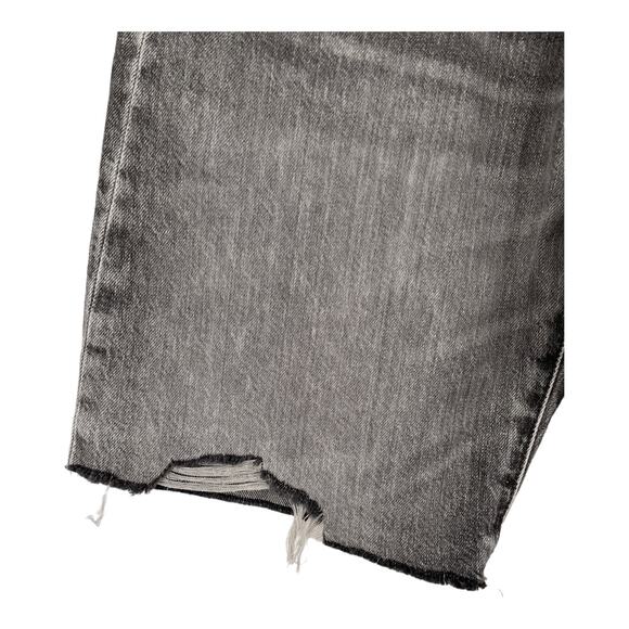 7 For All Mankind shorts Easy James distressed denim cutoff gray size 27 - Picture 2 of 7